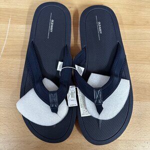 Old Navy Flip Flops Men's  SIZE 12-13 Blue Red NWT